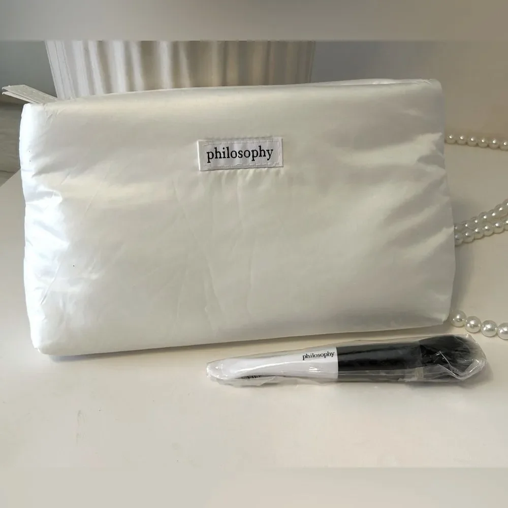 Philosophy white satin